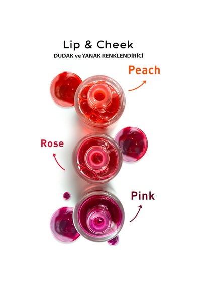 Kıss & Bloom Doğal Görünümlü Dudak Ve Yanak Renklendirici Lip & Cheek Peach 11 Ml Çok Renkli