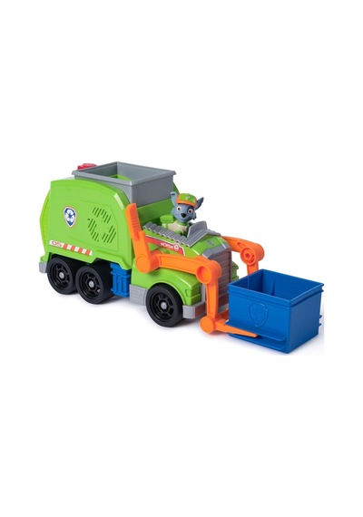 Spm-6071248 Paw Patrol Rocky İle Crush N Roll Geri Dönüşüm Kamyonu Paw Patrol