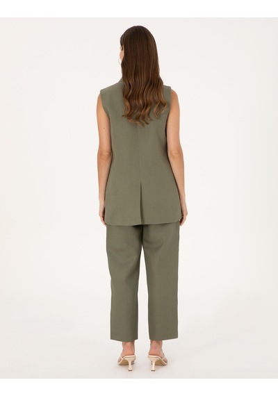 Pierre Cardin Kadın Haki Pantolon 50299985-vr027