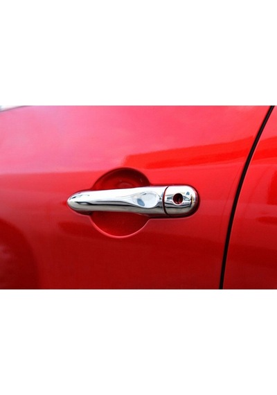 Renault Clio 4 Hb Uyumlu Kapı Kolu Sensörlü 4 Parça 2012-2019 Paslanmaz Krom