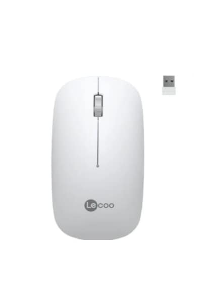 Lecoo Ws214 Kablosuz 1200dpı 3 Tuşlu Optik Mouse Gri/siyah/beyaz
