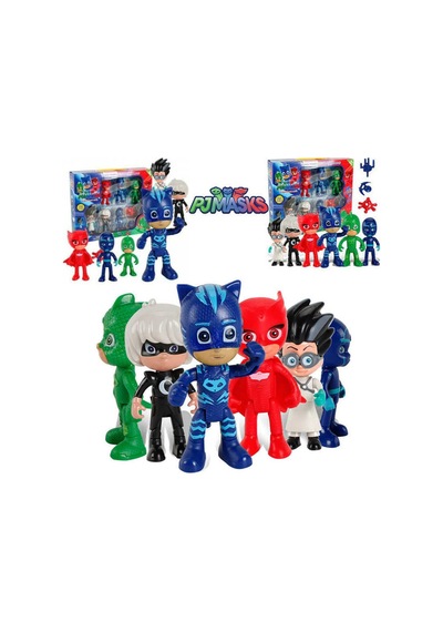 Pj Masks Pj Maskeliler 6 Lı Figür