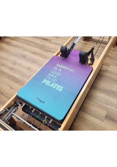 Everyday Is A Good Day To Do Pilates' Lila Mavi Reformer Mat Pilates Matı Lila Mavi