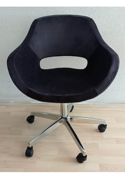 Kamusalmarket Büro Koltuğu Krom Yıldız Ayaklı Döküm Sünger