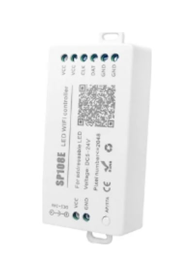 Sp108e Adreslenebilir Ws2811-ws2812 Şerit Led Pixel Argb Wifi Kontrol Cihazı 5-24v