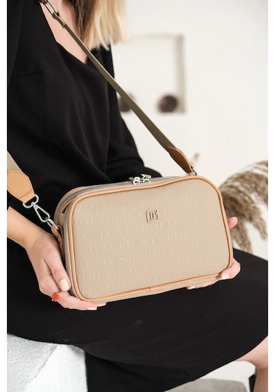 Just Polo Kadın Ayarlanabilir Askılı Günlük Kullanıma Uygun Şık Çapraz Ve Omuz Çantası P234023mh Vizon