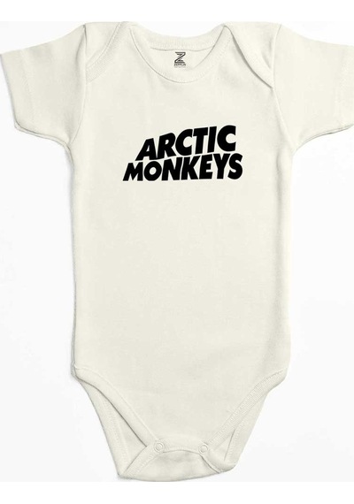 Zepplin Giyim Arctic Monkeys Logo Pembe Bebek Body Zıbın