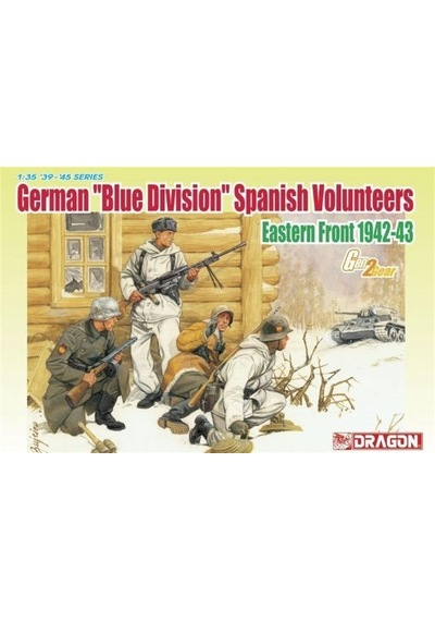 1/35 Mavi Birlik İspanyol Doğu Cephesi 1942-43 Asker Figür Maketi, Dragon 6674