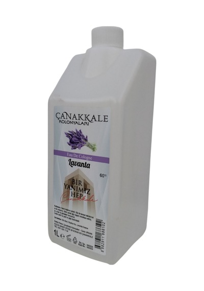 Çanakkale Kolonyaları 60 Derece Lavanta Kolonyası Şeffaf 1 L