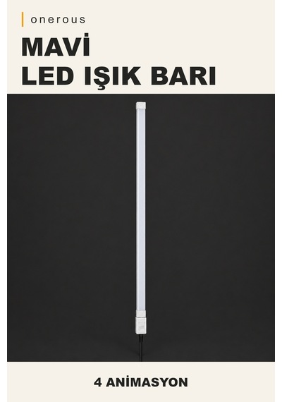 Onerous Mavi Led Led Işık, 4 Animasyon