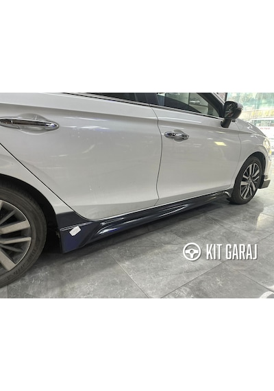 Kit Garaj Honda City 2022 Yan Marşpiyel Seti Boyasız