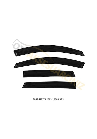 Ford Fıesta 2003 - 2008 Mugen Cam Rüzgarlığı 4 Lü Takım N11.24392