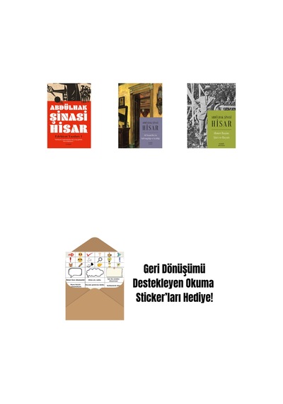 Edebiyat Yazıları - 1 + Ali Nizami Bey İn Alafrangalığı Ve Şeyhliği Kitap Boy + Ahmet Haşim: Şiiri Ve Hayatı + Okuma Sticker'ları