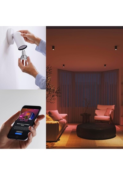 Essential 4.7w Gu10 345 Lumen Renkli Akıllı Spot Ampul - 15.000 Saat Ampul Kullanım Ömrü Diğer