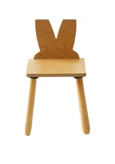 Wood&joy Ham Hayvan Karakterli Sandalye Tavşan