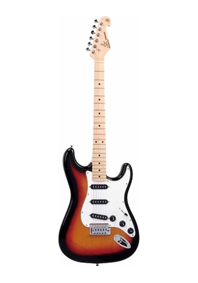 Sx Stratocaster Elektro Gitar (3 Ton Sunburst)