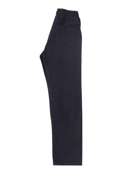 Hçm Çocuk Unisex Okul Pantolonu Beli Lastikli Siyah