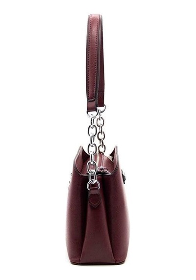 Silver Polo Sp937 Kadın Omuz Çantası Düz Bordo-bordo
