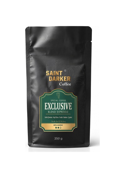 Saint Darker Exclusive Espresso Çekirdek Kahve 250 G
