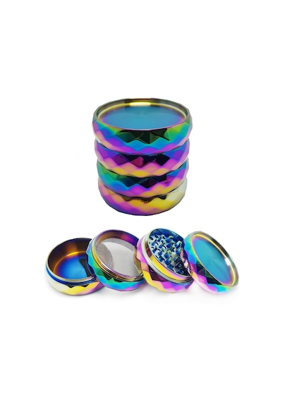 Multicolor 56 MM Grinder Herbal Öğütücüsü Parçalayıcı  Rb81ml