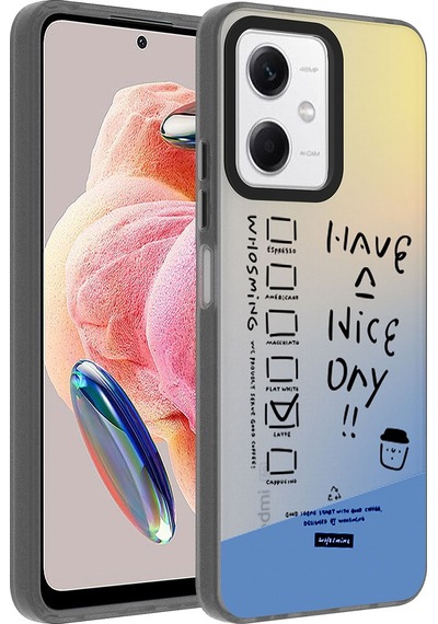 Xiaomi Redmi Note 12 4g Kılıf Desenli Zore Dragon Sert Kılıf