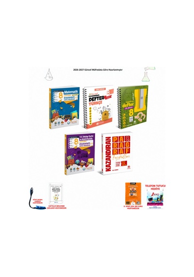 Çanta 8. Sınıf Lgs Tüm Dersler 182 5 Kitap Seti