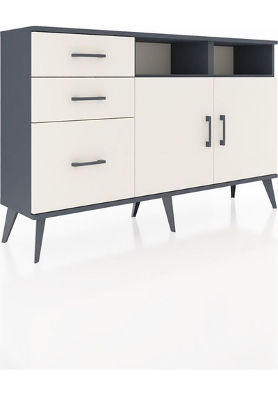 Arges Konsol 4 Raflı 3 Çekmeceli 2 Kapaklı 132x30x83 Antrasit-aytaşı/aytaşı Aytaşı/aytaşı Arges Konsol 4 Raflı 3 Çekmeceli 2 Kapaklı 132x30x83 Antrasit-aytaşı/aytaşı Aytaşı/aytaşı