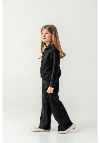 Xo Kids Kız Çocuk Alt Üst Takım 7-10 Yaş 52015 Siyah