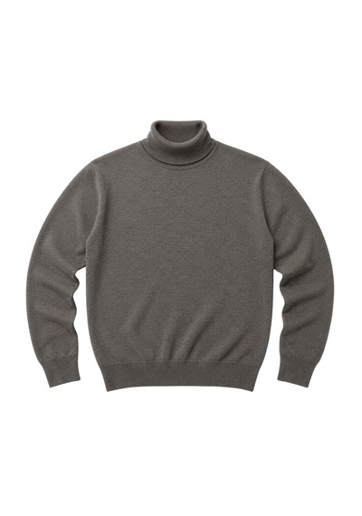 Battalmoda Erkek Büyük Beden Koyu Vizon Tam Balıkçı Triko Kazak 3xl-4xl-5xl-6xl