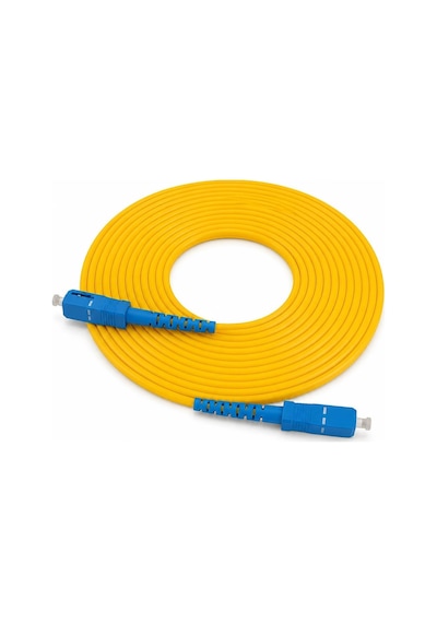 Fiber Optik 3 Metre Patch Kablo Sc-sc Sm Patchcord Single Mode 2.0mm 9/125 Os2 Tek Çekirdek Ev-ofis İnternet Bağlantısı İçin Belirtilmemiş