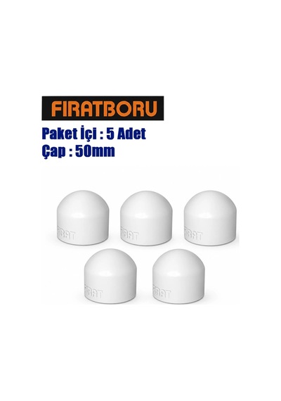 Fırat Kapama Başlığı 50mm, 5 Adet, 7b31000050