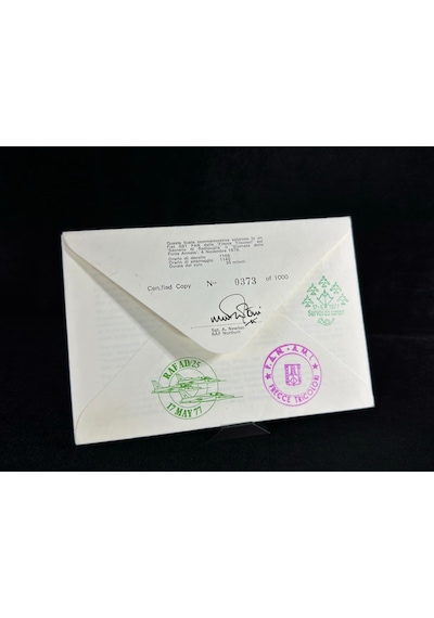 İtalyan Hava Kuvvetleri 1976 Italy - Frecce Tricolori - Limited Islak İmzalı