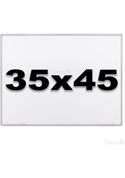 25 x 35 30 x 40 35 x 45 Akyazı Duvara Monte Laminat Beyaz Yazı Tahtası
