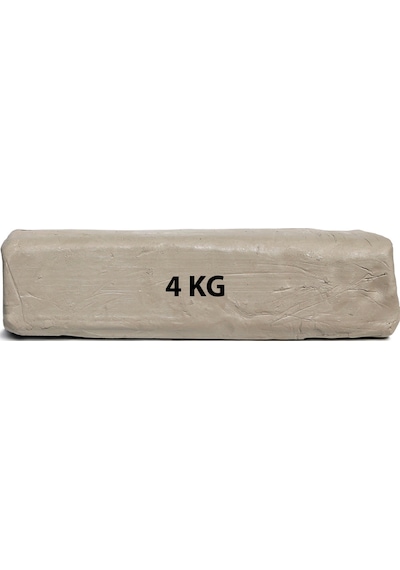 4 KG Beyaz Seramik Hamuru Doğal Kil Oyun Çamuru