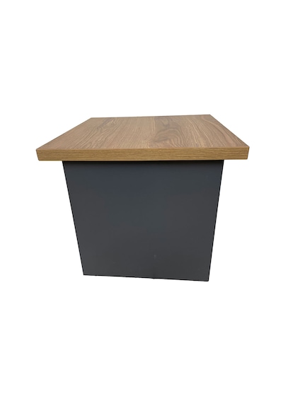 Goldsit Standart Sehpa 50 50 Cm Ud - Antrasit Açık Ceviz