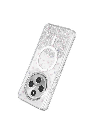 Redmi 14c Kılıf Kamera Korumalı Magsafe Özellikli Simli Şık Misk Kapak Desen 1