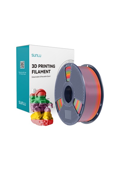 Sunlu Pla Gökkuşağı Filament 01 - 1.75mm - 1 Kg