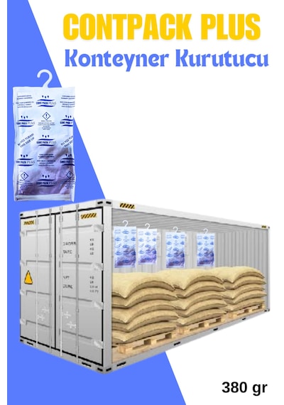Contpack Askısız Nem Alıcı Rutubet Engeller Konteyner Kurutucu