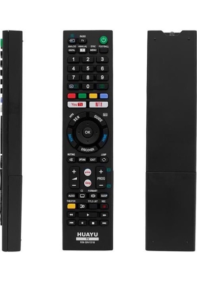 Huayu Rm-sn1518 Sony Netflix- Youtube Tuşlu Universal Lcd-led Tv Kumanda