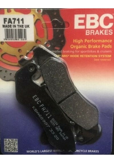 Benelli Bn 125 Ön Fren Balatası Ebc Fa711 Balata