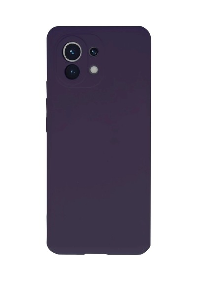Xiaomi Mi 11 Uyumlu Kılıf Nano İçi Kadife Silikon - Mor