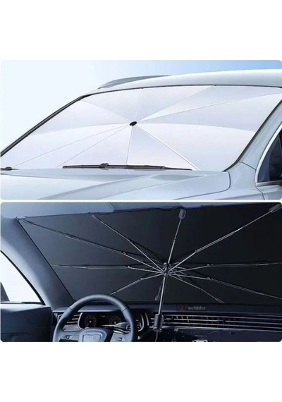Renault Megane 4 Sedan 2021-2022-2023-2024-2025 Uyumlu Ön Cam Güneşliği-torpido Korucuyu Şemsiye Tip