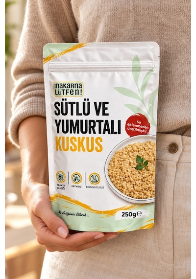 Sütlü Ve Yumurtalı Kuskus +1 Yaş - 250 Gram