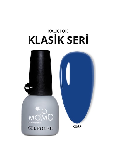 Momo Professional Kalıcı Oje K068 Kobalt Mavisi 14 Ml