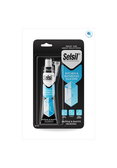 Şeffaf Tüp Silikon 50 Ml Mutfak Ve Banyo Duşakabin Sızdırmazlık D