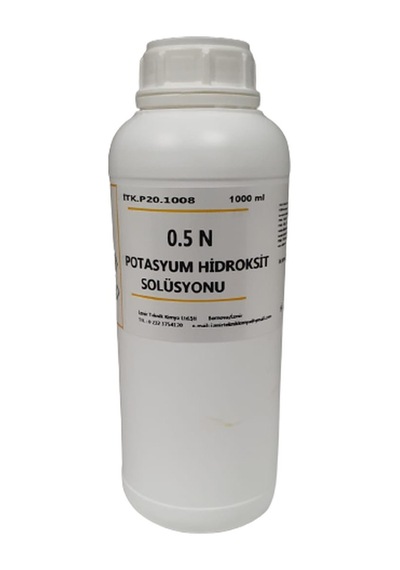 0,5 N Potasyum Hidroksit Solüsyonu -1000 Ml