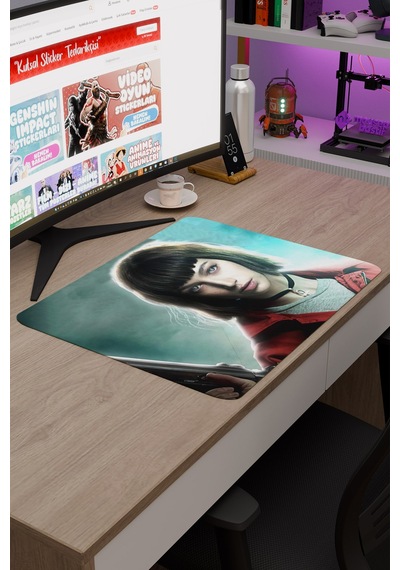 La Casa De Papel-tokyo V3 48x40 Xl Gaming Kauçuk Kaymaz Taban Mouse Pad Fare Altlığı