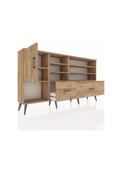 Arges Konsol 8 Raflı 2 Çekmeceli Tek Kapaklı 176x30x99 Çam-çam Atlas Çam - Atlas Çam Arges Konsol 8 Raflı 2 Çekmeceli Tek Kapaklı 176x30x99 Çam-çam Atlas Çam - Atlas Çam