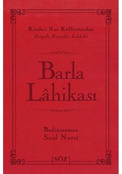 Barla Lahikası (Büyük Boy - İki Renk) - Bediüzzaman Said-i Nursi - Söz Basım Yayın