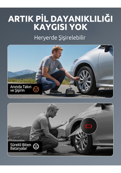 Araç Çakmaklık Uyumlu Auhma Dijital Göstergeli 100w Kompresör